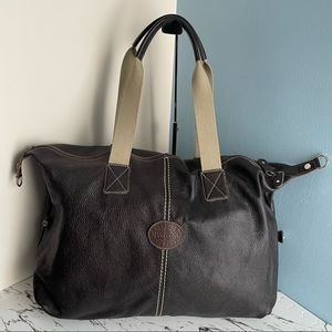 Roots Leather Travel tote bag